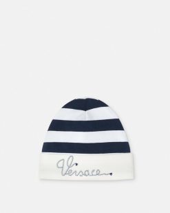 Accessoires | Versace Bonnet Nautical Stripe Baby