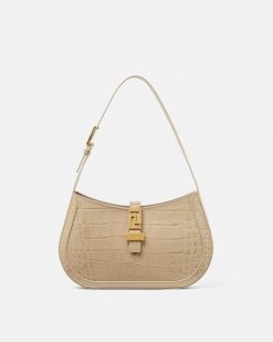 Greca Goddess | Versace Sac Hobo Effet Croco Greca Goddess