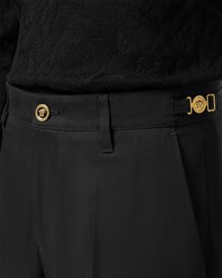 Pantalons Et Shorts | Versace Pantalon Droit Medusa Biggie