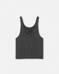 T-Shirts Et Polos | Versace Debardeur En Tweed