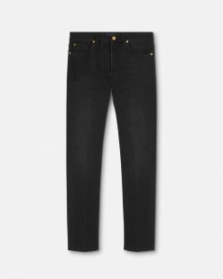 Denim | Versace Jean Slim Habille Brode