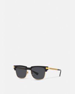 Lunettes De Soleil | Versace Lunettes De Soleil A Motif Greca