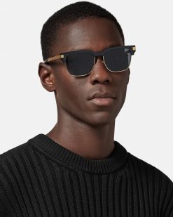 Lunettes De Soleil | Versace Lunettes De Soleil A Motif Greca