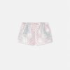 Pantalons Et Shorts | Versace Short Boxer En Soie Duchesse Medusa Contrasto