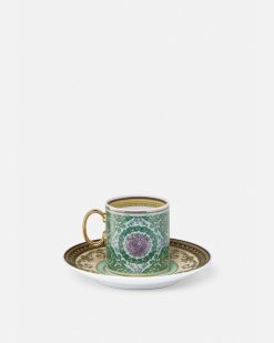 Cafe Et The | Versace Tasse A Expresso Et Soucoupe Barocco Mosaic