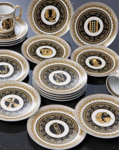 Assiettes | Versace Assiette Q Virtus Alphabet 17 Cm