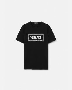 T-Shirts Et Pulls | Versace T-Shirt '90S Vintage Logo Brode