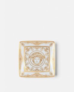 Deco | Versace Assiette Carree Medusa Gala 11,5 Cm