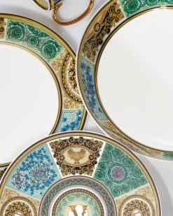 Assiettes | Versace Assiette De Presentation Barocco Mosaic 33 Cm