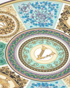 Assiettes | Versace Assiette De Presentation Barocco Mosaic 33 Cm