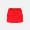 Maillots De Bain | Versace Short De Surf A Bordure Greca