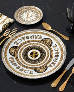 Collection Alphabet | Versace Assiette X Virtus Alphabet 33 Cm