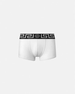 Boxers | Versace Boxer Adherent A Bordure Greca