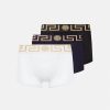 Boxers | Versace Lot De Trois Boxers Adherents A Bordure Greca