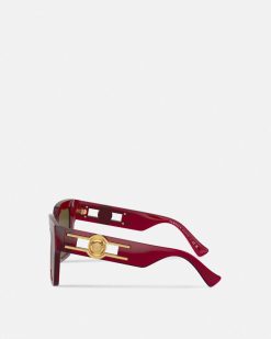 Lunettes De Soleil | Versace Lunettes De Soleil Papillon Medusa Deco