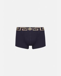 Boxers | Versace Boxer Adherent A Bordure Greca