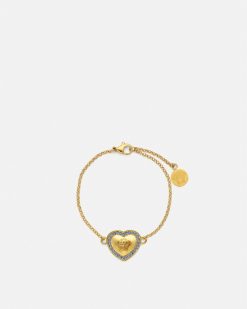 Accessoires | Versace Bracelet Avec Coeur A Cristaux Medusa Kids