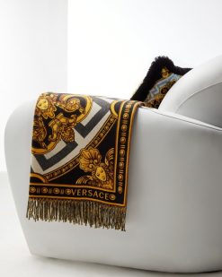 Couvertures Et Couettes | Versace Couverture La Coupe Des Dieux