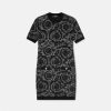 Maille | Versace Mini Robe En Maille A Motif Barocco Chenille