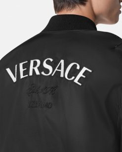 Vestes Et Manteaux | Versace Bomber Avec Logo