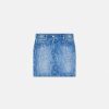 Denim | Versace Mini Jupe En Jean Barocco