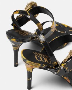 Chaussures | Versace Sandales A Bride Arriere Emily Logo Couture