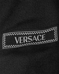 Accessoires Textiles | Versace Cravate En Soie A Logo '90S Vintage