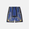 Pantalons Et Shorts | Versace Short En Soie Versace Nautical