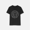 T-Shirts Et Pulls | Versace T-Shirt Avec Cristaux Medusa