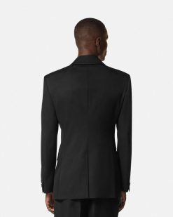 Blazers Et Costumes | Versace Veste A Boutonnage Droit