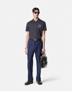 T-Shirts Et Polos | Versace Polo Nautical Medusa