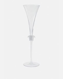 Verres Et Coupes | Versace Flute De Champagne Medusa Lumiere