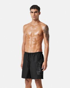 Maillots De Bain | Versace Boardshort Versace Cartouche