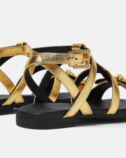 Chaussures | Versace Sandales Gianni Ribbon Kids