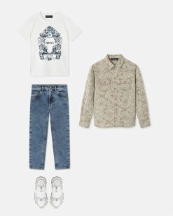 Vetements | Versace T-Shirt Versace Cartouche Kids