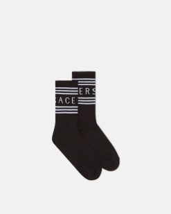 Chaussettes | Versace Chaussettes A Logo 90S Vintage