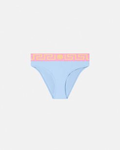 Maillots De Bain | Versace Bas De Bikini A Bordure Greca