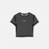 Vetements | Versace T-Shirt Court En Mesh Avec Logo Piece Number