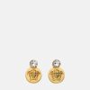 Boucles D'Oreilles | Versace Boucles D'Oreilles Medusa Avec Cristaux