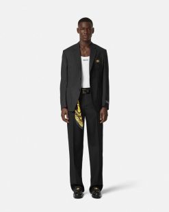 Loungewear Et Pyjamas | Versace Debardeur Cotele A Logo