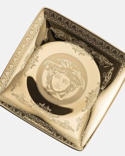 Deco | Versace Assiette Carree Medusa 11,5 Cm