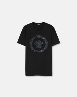 T-Shirts Et Polos | Versace T-Shirt Medusa Cartouche