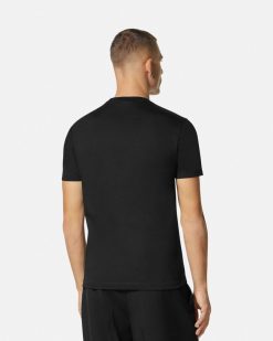 T-Shirts Et Polos | Versace T-Shirt Medusa Cartouche