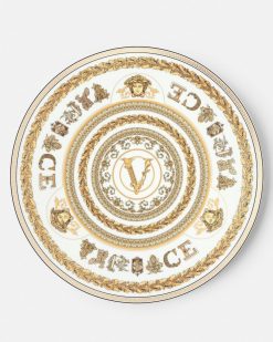 Assiettes | Versace Assiette De Presentation Virtus Gala 33 Cm