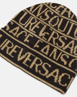 Accessoires | Versace Bonnet Avec Logo