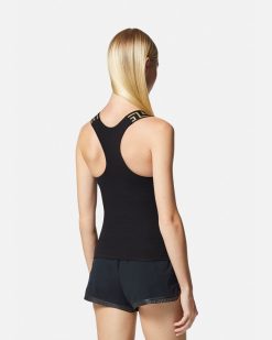 Activewear | Versace Debardeur De Sport A Bordure Greca