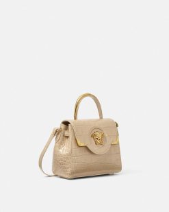 La Medusa | Versace Petit Sac A Main La Medusa Effet Croco