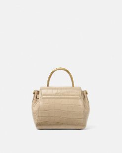 La Medusa | Versace Petit Sac A Main La Medusa Effet Croco