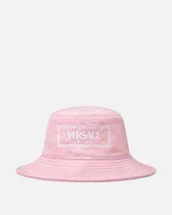 Chapeaux Et Casquettes | Versace Bob A Logo En Jacquard Barocco