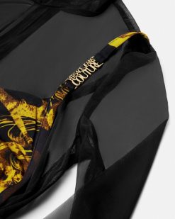 Vetements | Versace Robe Mi-Longue Froncee Watercolour Couture